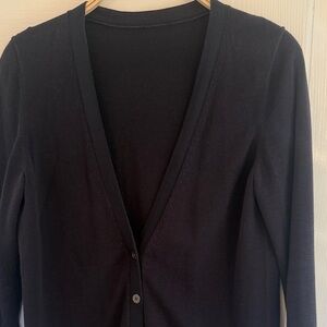 Talbots Classic Navy Cardigan